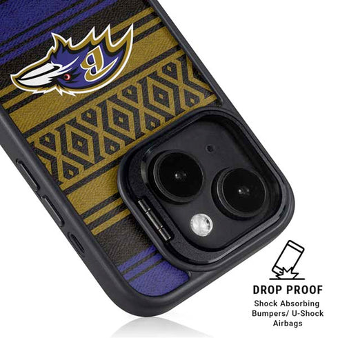 NFL Baltimore Ravens Trailblazer iPhone 15 Kickstand Case